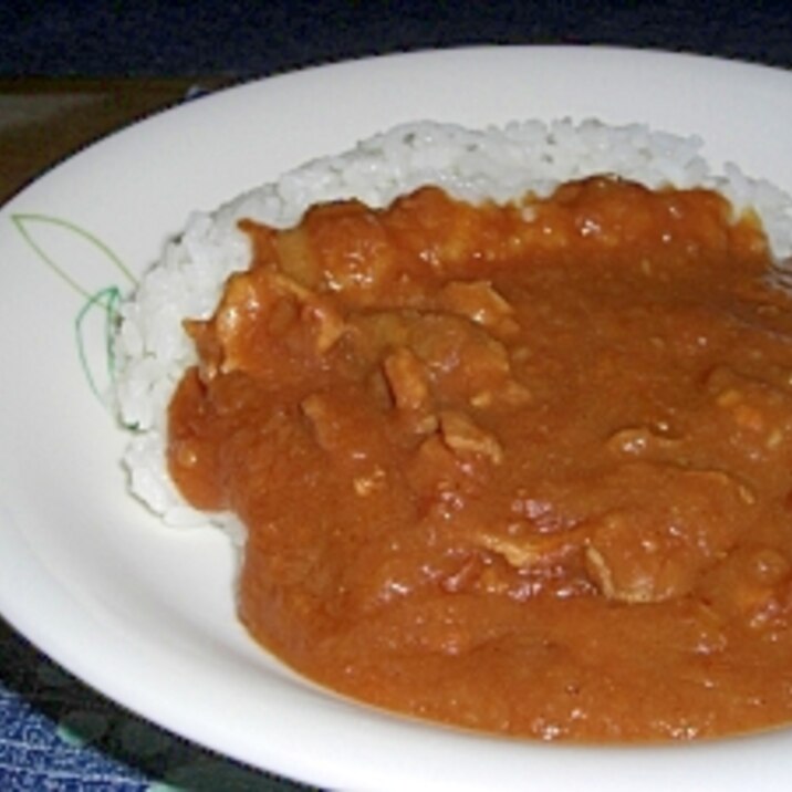 ほんのり和風なナス豚カレー